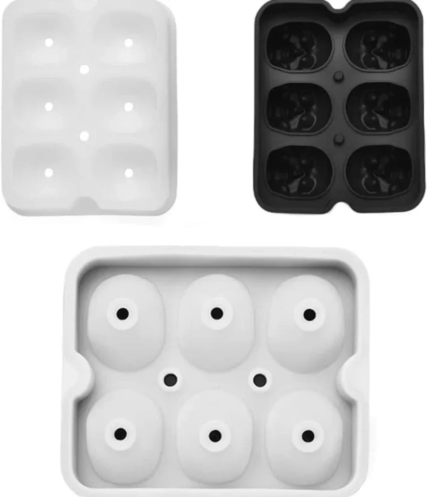 Skull Ice Cube Tray | Food Grade Silicone Mold for Bar & Party