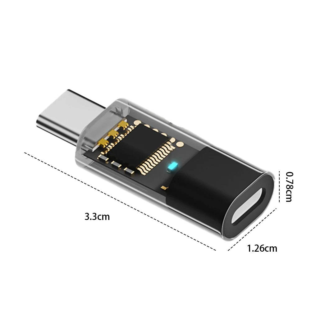 Ligting Female To Type C Male Adapter for Apple Pencil 1st Generation Bluetooth-Compatible Stylus Pen Charger Converter Peaceful Pleasures Health and Wellness