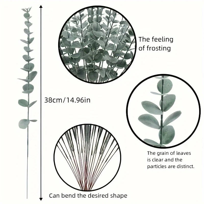 Artificial Eucalyptus Stems | Real Touch Faux Greenery Branches