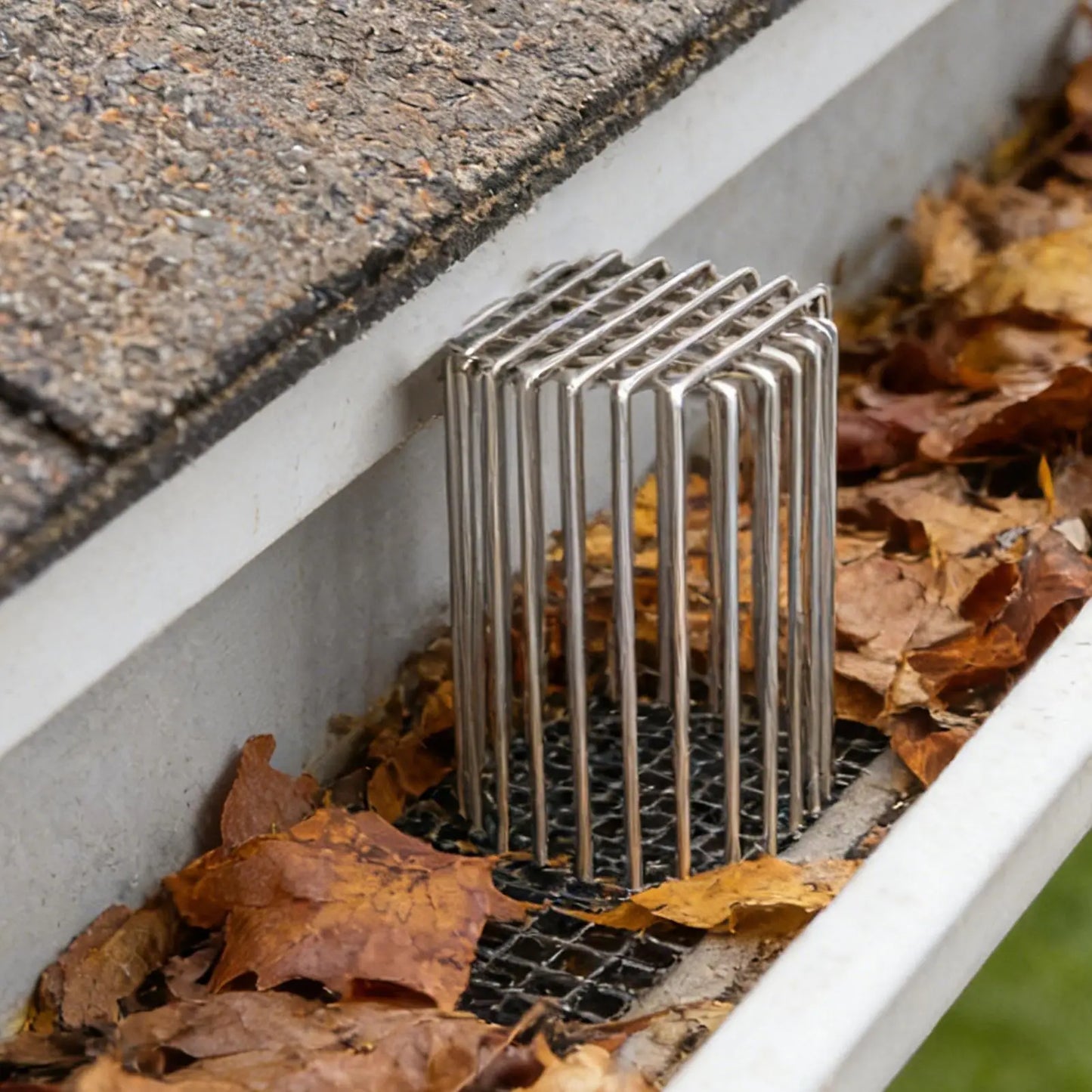 Adjustable Stainless Steel Downspout Guard | Anti-Clog Filter