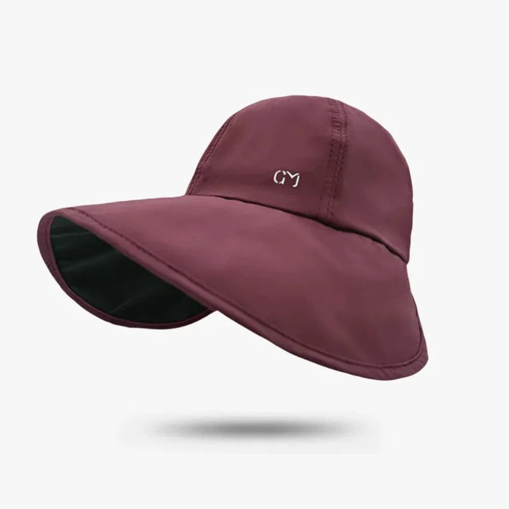 Women's Wide Brim Sun Hat – Foldable, UV Protection, Quick-Dry