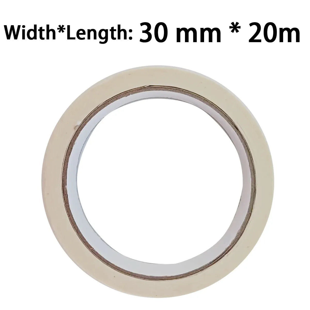 20m High-Temp Masking Tape – Writable, Tearable, High Adhesive