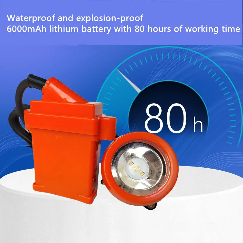 SHINEKNOT IP68 Waterproof LED Headlamp – 80Hr Mining Light