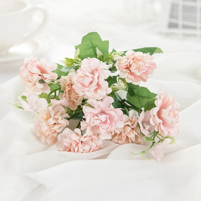 Artificial Silk Hydrangea Bouquet | Wedding & Home Decor