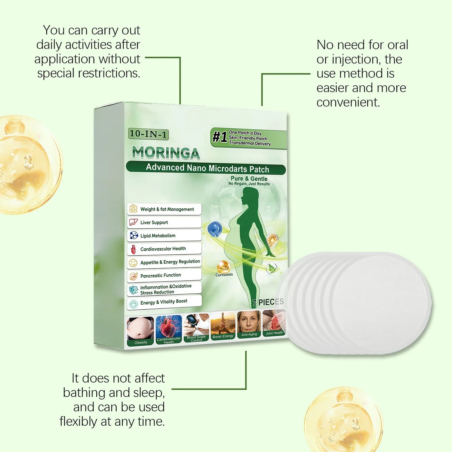 Moringa Microneedle 10-in-1 Body Patch – Daily Skin Care