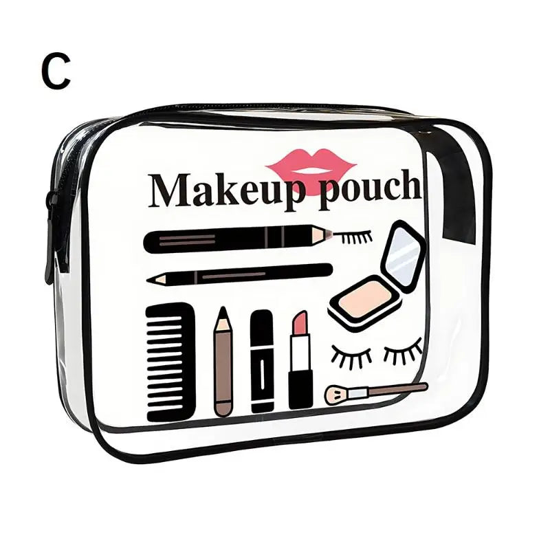 Zippered Closure, Large Capacity, Easy To Clean - Stylish High-Quality Women's Storage Bag, Travel Toiletry Organizer Peaceful Pleasures Health and Wellness C