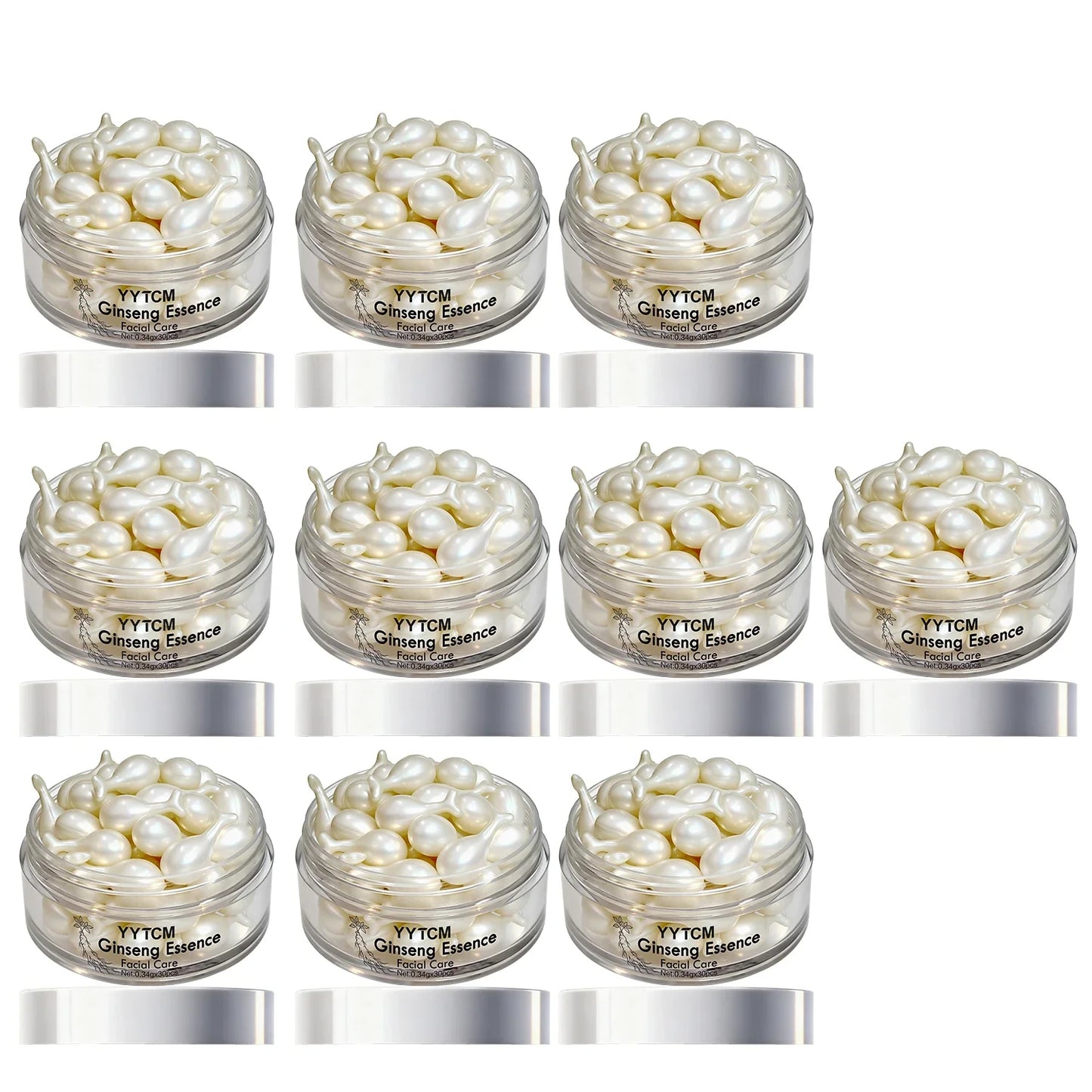Ginseng Essence Capsules | Squalane, Niacinamide & Retinol Serum