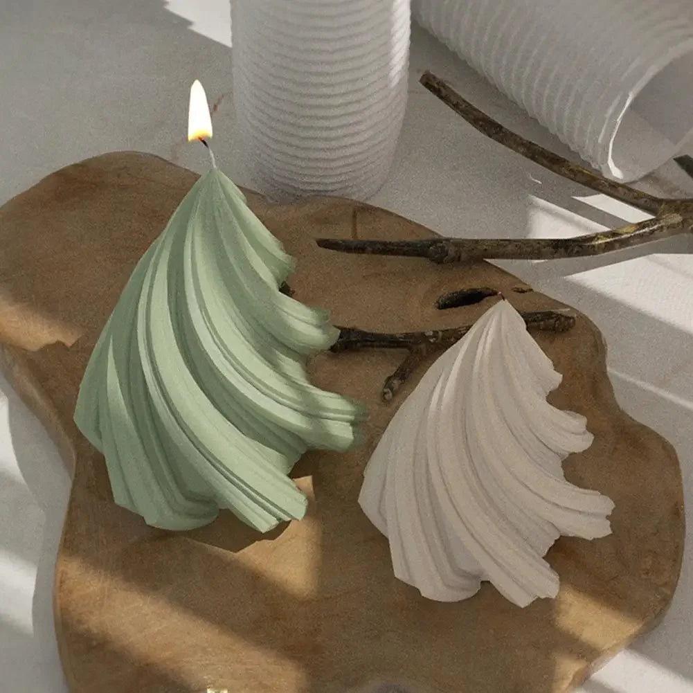 1pc 3D Geometric Pillar Candle Mold for DIY Candle Making - Aromatherapy Resin Molds for Home Art Decor Peaceful Pleasures Health and Wellness