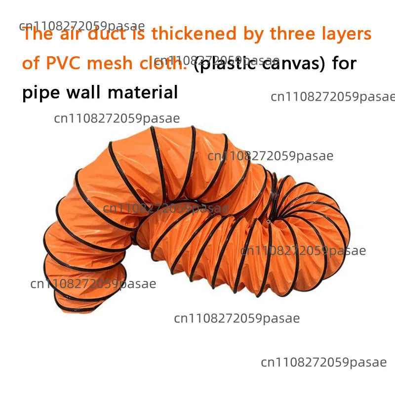 Telescopic PVC Canvas Exhaust Duct Hose – High-Temp Ventilation