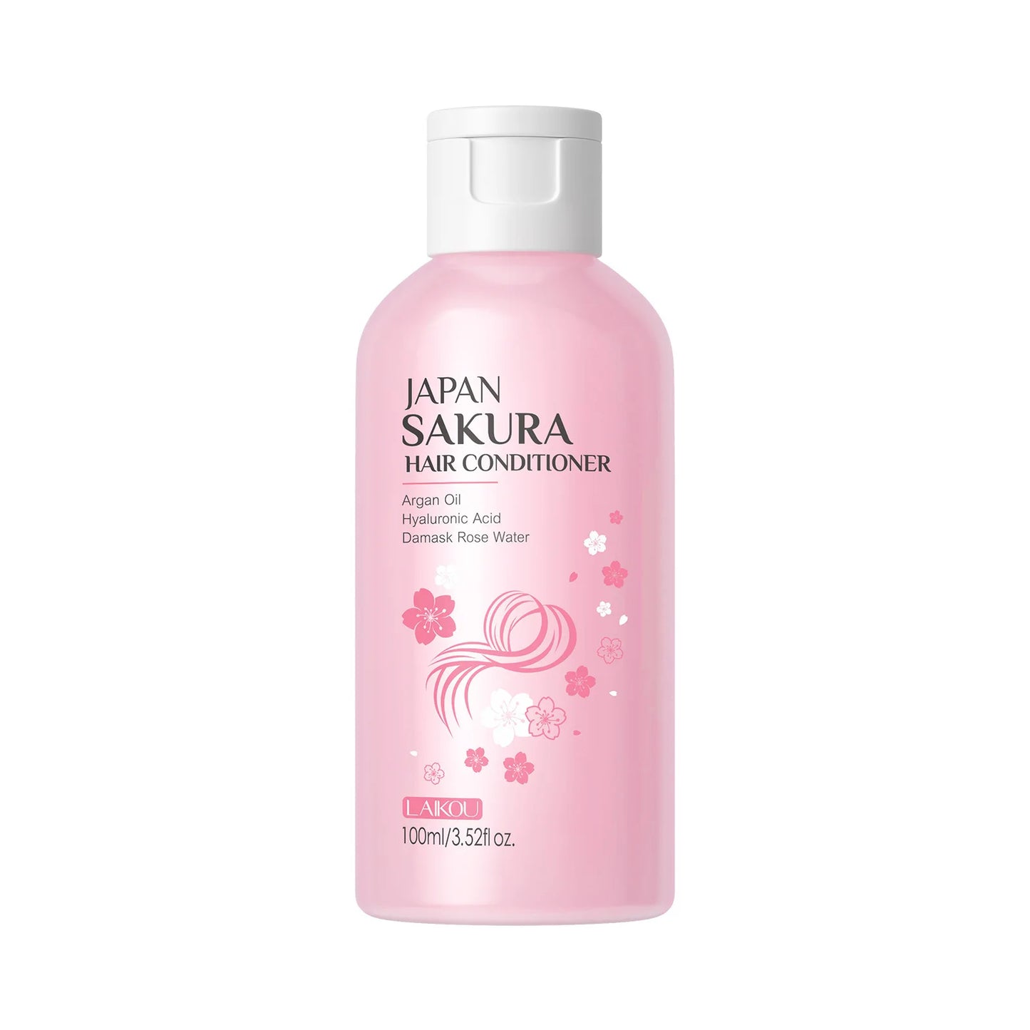 LAIKOU Japan Sakura Shampoo/Conditioner Repair Damaged Hair Moisturizing Nourishing Oil Control Hair Cleansing Care Peaceful Pleasures Health and Wellness Conditioner 100ml