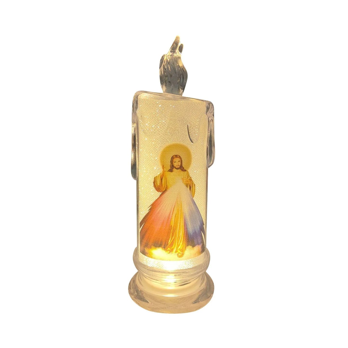 LED Flameless Devotional Prayer Candle – Religious Decor