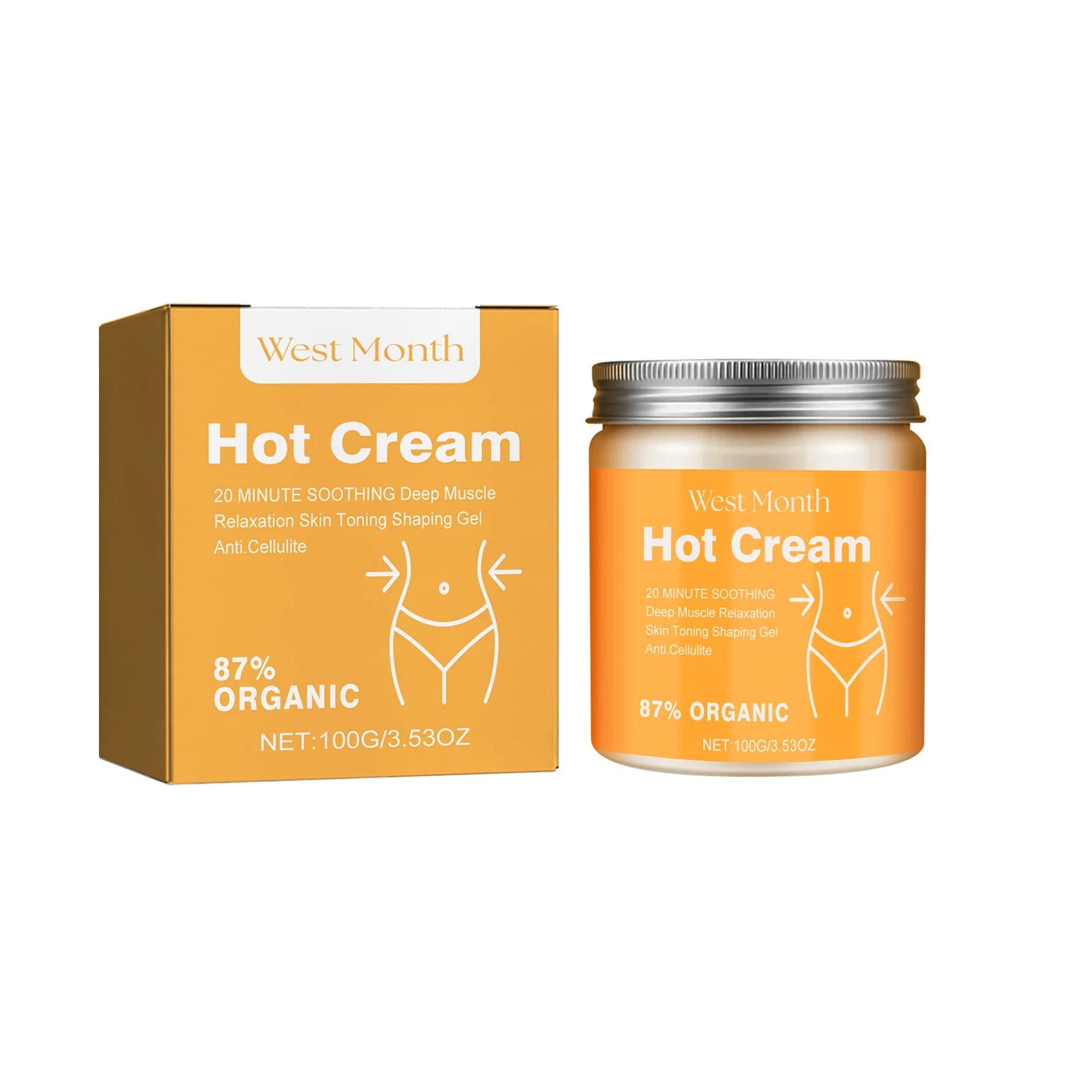 Hot Slimming Cream – Anti-Cellulite Thermal Body Massage Lotion