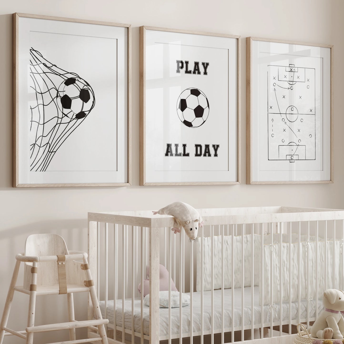 Soccer Stadium Canvas Wall Art Print | Sports Home Decor