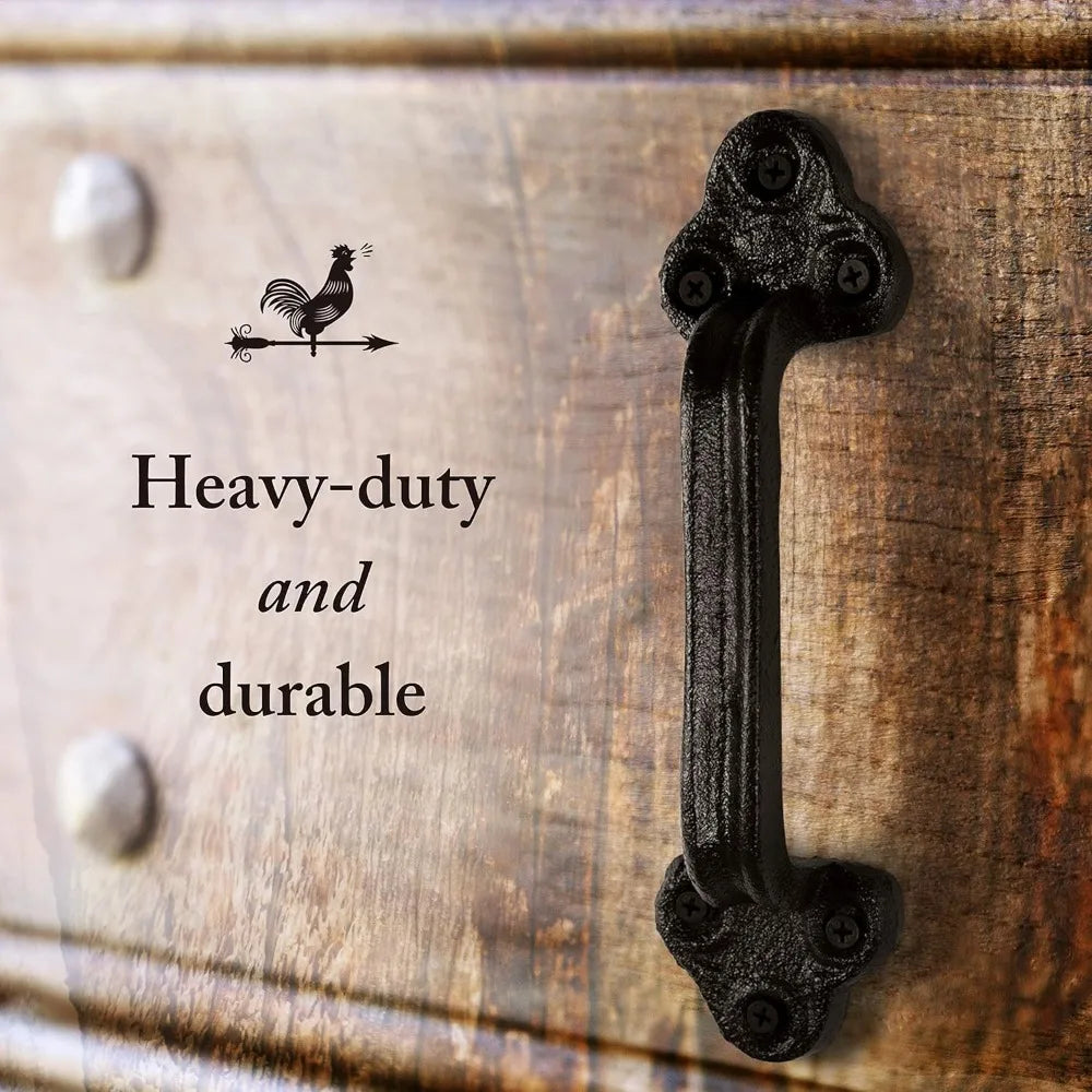 Cast Iron Door Handle – European Gothic Retro Home Décor