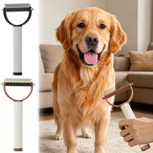 2-in-1 Pet Grooming Brush & Lint Roller for Dogs & Cats Pet Grooming Brush Oasis Select