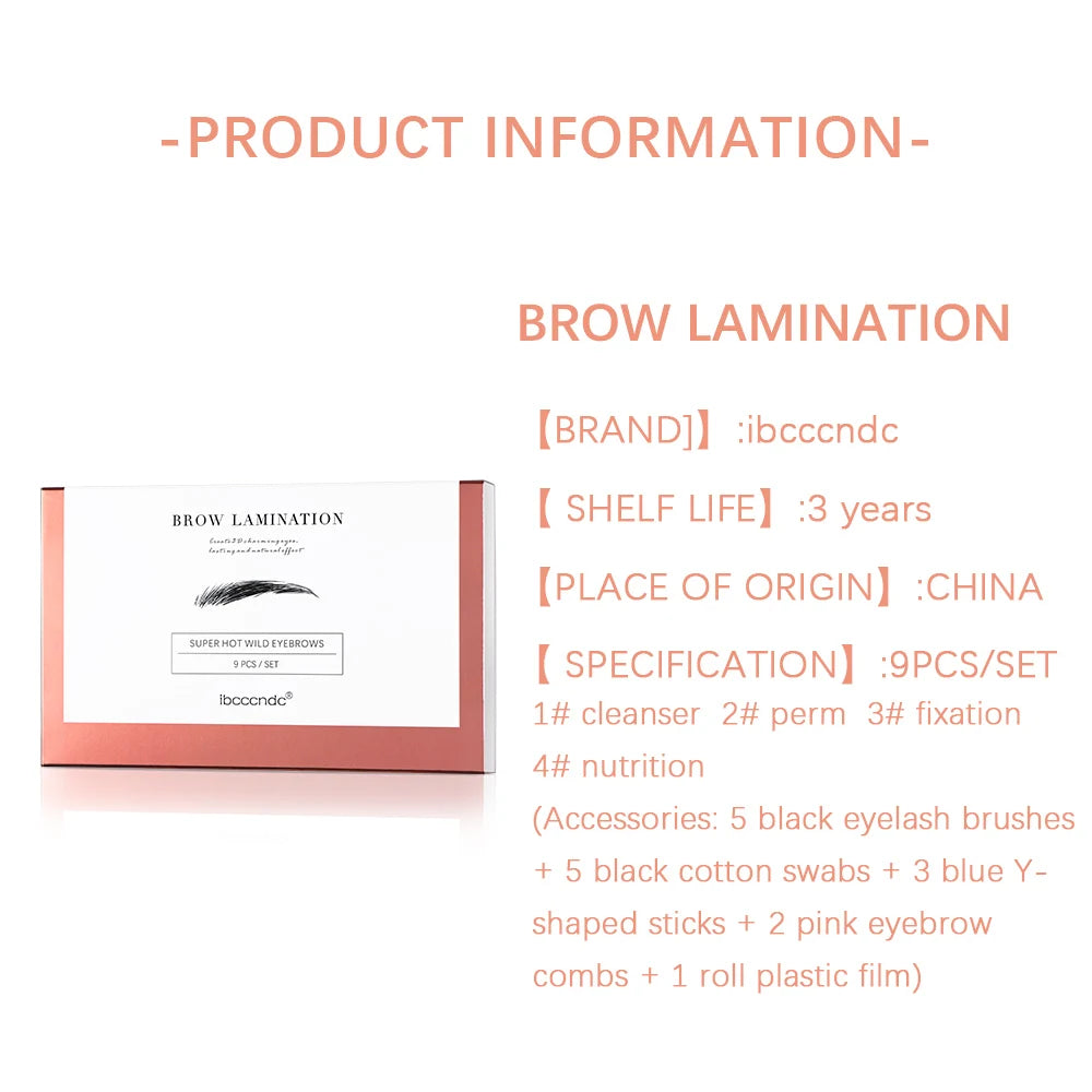 Hot Brow Lift Perming Eyebrow Lifting Brow Lamination Kit With Cling Film Nutrition Keratin Perming Lotion For Home Use Kit Peaceful Pleasures Health and Wellness