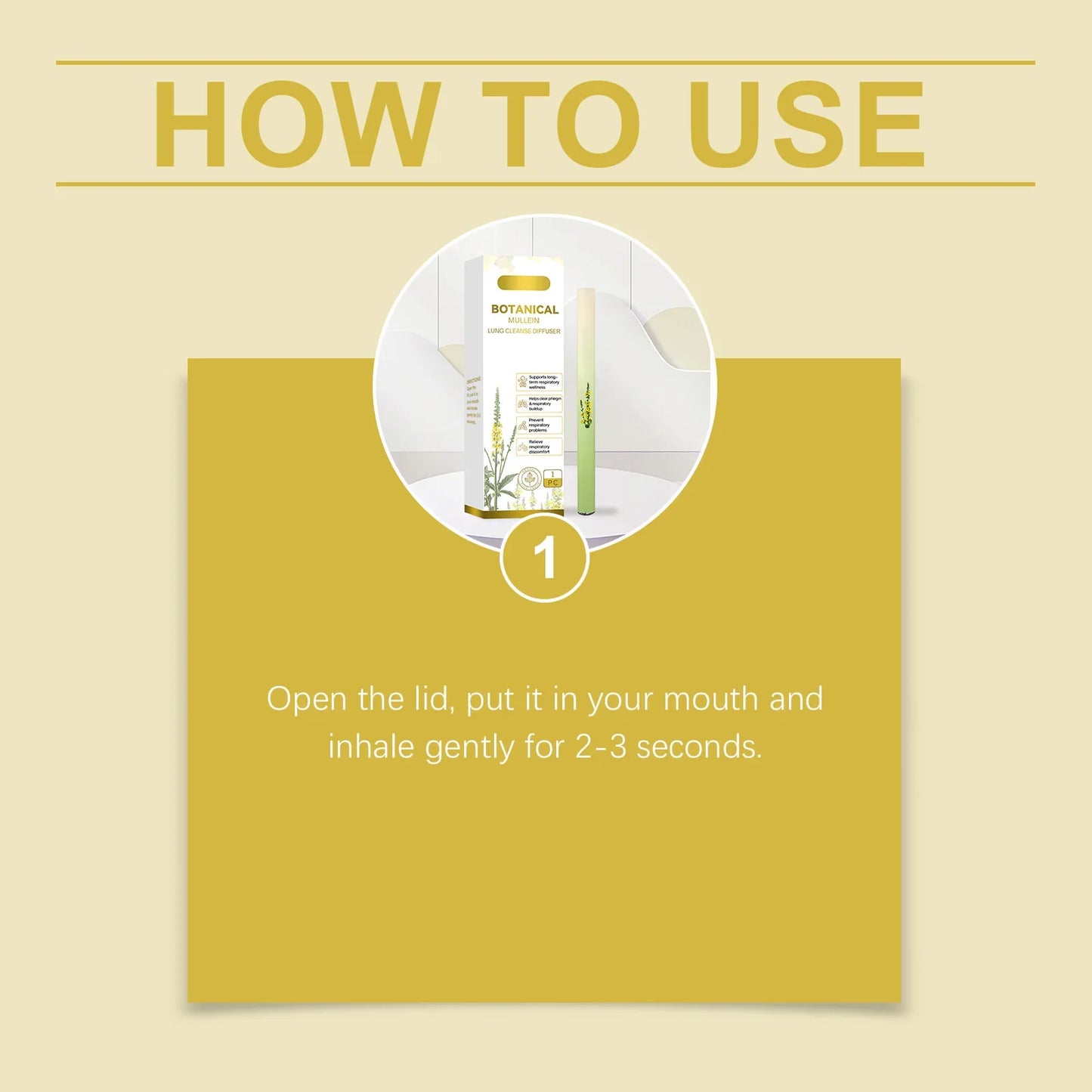 Herbal Nasal Inhaler Stick – Cooling Mint, Rosemary & Energy