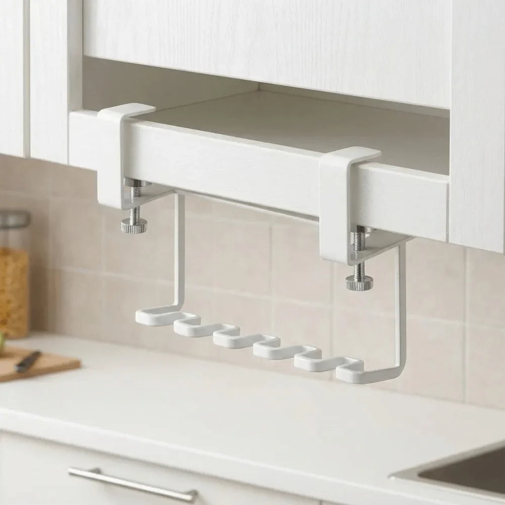 Wall-Mounted Toothbrush & Razor Holder | No-Drill Carbon Steel