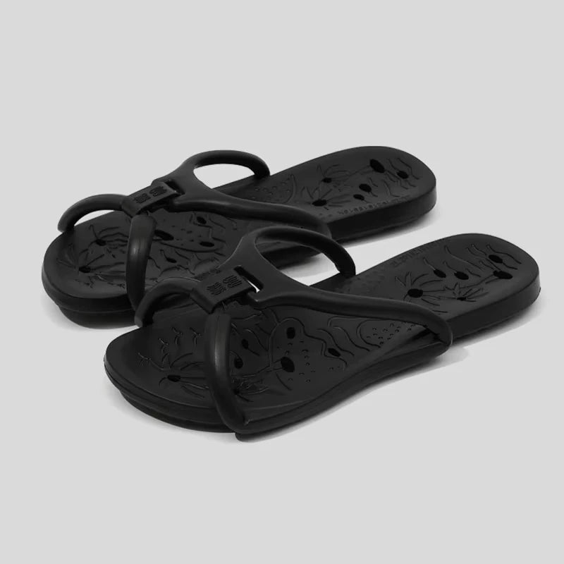 JPNTKY Men's Foldable Travel Slippers – Lightweight EVA Slides