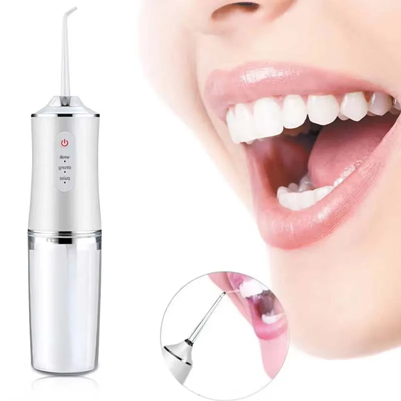 Dental Floss Portable Cordless Oral Irrigator Cleaning Water Spray Dental Flosser Cleaning Device Peaceful Pleasures Health and Wellness