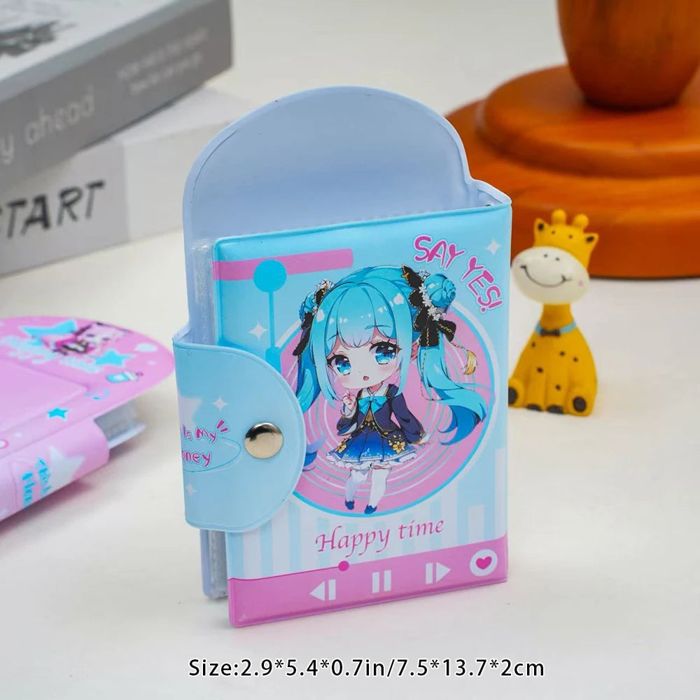 Anime 3-inch Photo Credit Card Album Starchase Edu Small Storage Mini