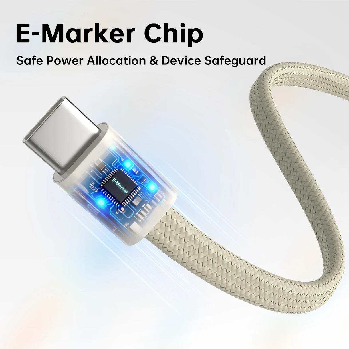 100W USB-C Magnetic Fast Charging Cable | 480Mbps Data