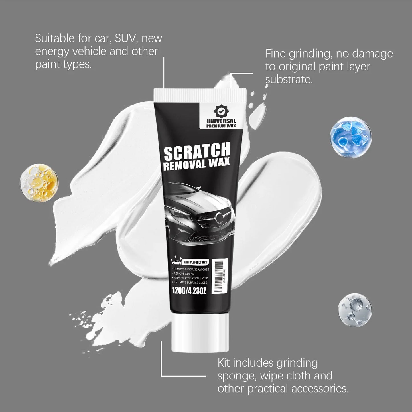Car Scratch Repair & Polish Kit – Auto Paint Care & Shine