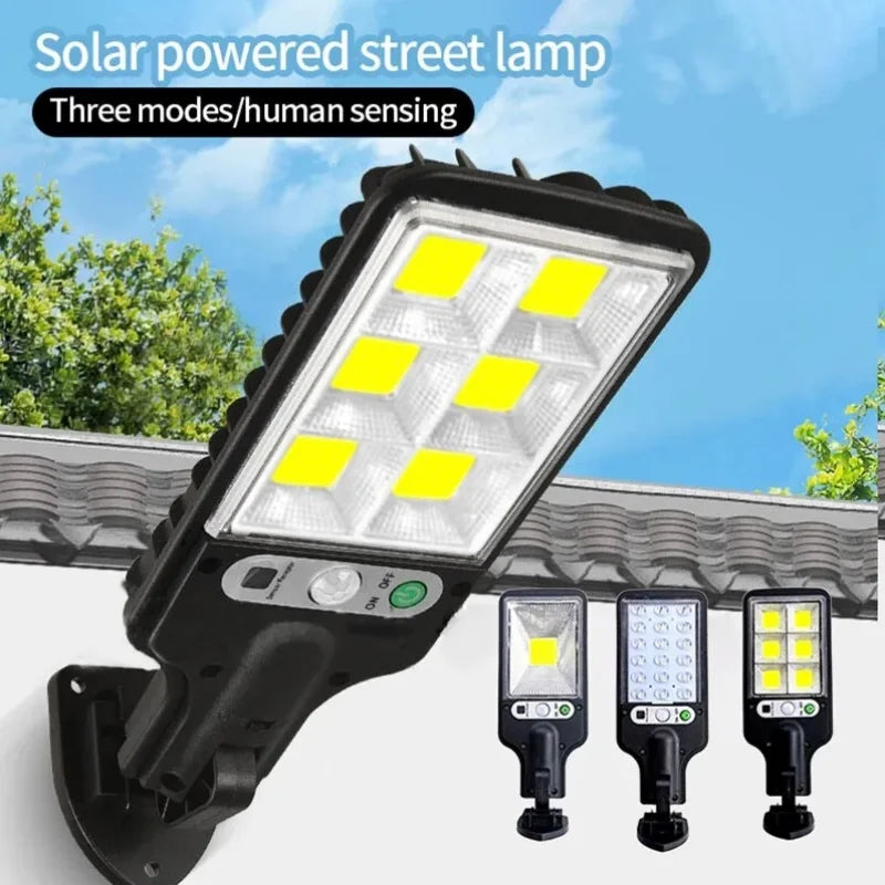 Solar Outdoor Led Courtyard Wall Lamp With 3 Mode Waterproof Motion Sensor Security Lighting Street Lights for Garden Patio Path Peaceful Pleasures Health and Wellness