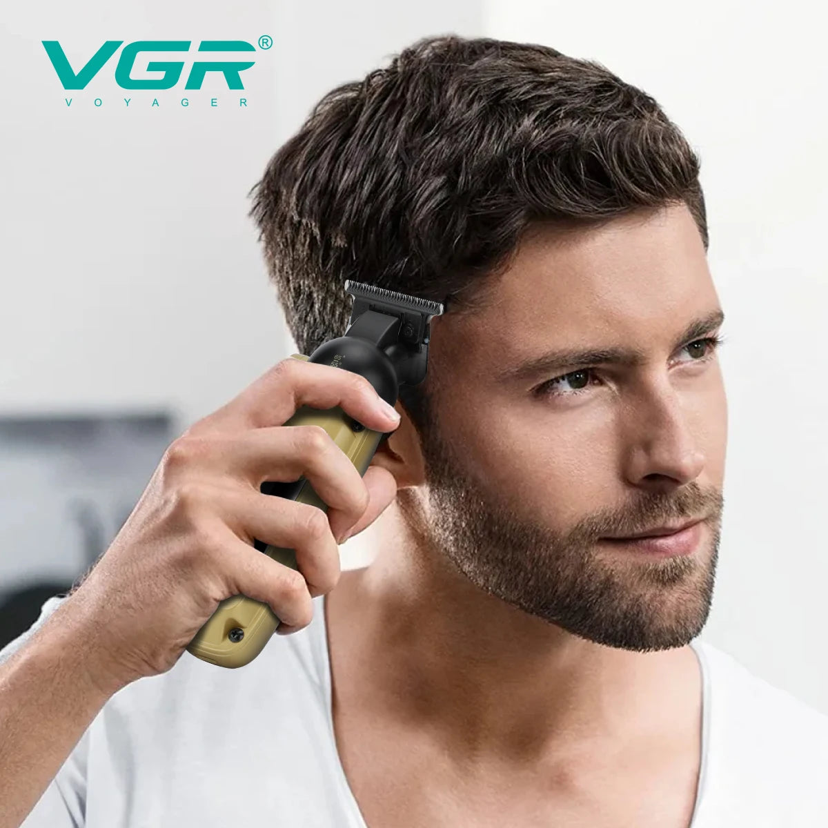 VGR high-end men's household electric hair clipper with intelligent digital display and 7000 RPM new electric push shear V-274 Peaceful Pleasures Health and Wellness