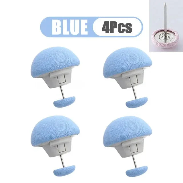 Mushroom Duvet Clips Anti-Slip Quilt Holder Buckles 4/8 Pcs