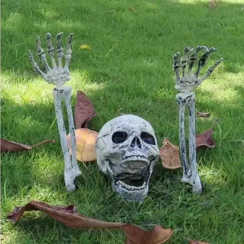 Garden Decoration Holiday Skull Bone Props Ground Breaking Horror