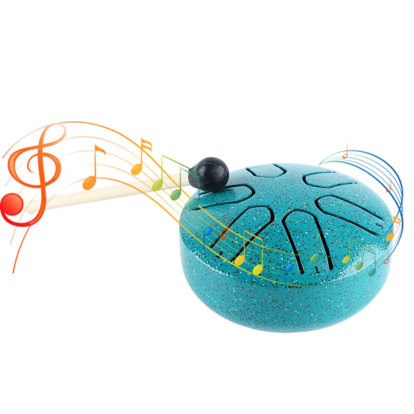 Handpan Drum Professional Mini 6 Note Worry Tongue Percussion
