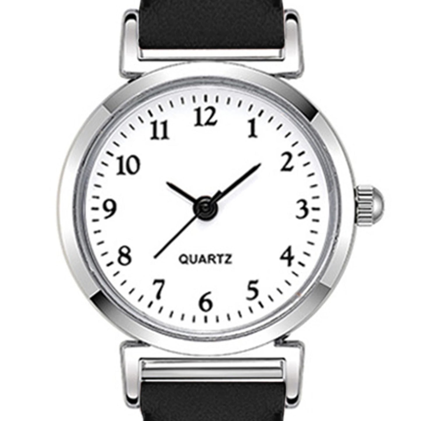 Students Business Quartz Watch Round Dial Shape Easy to Wear Casual Watch for Home Office Working Shopping Peaceful Pleasures Health and Wellness
