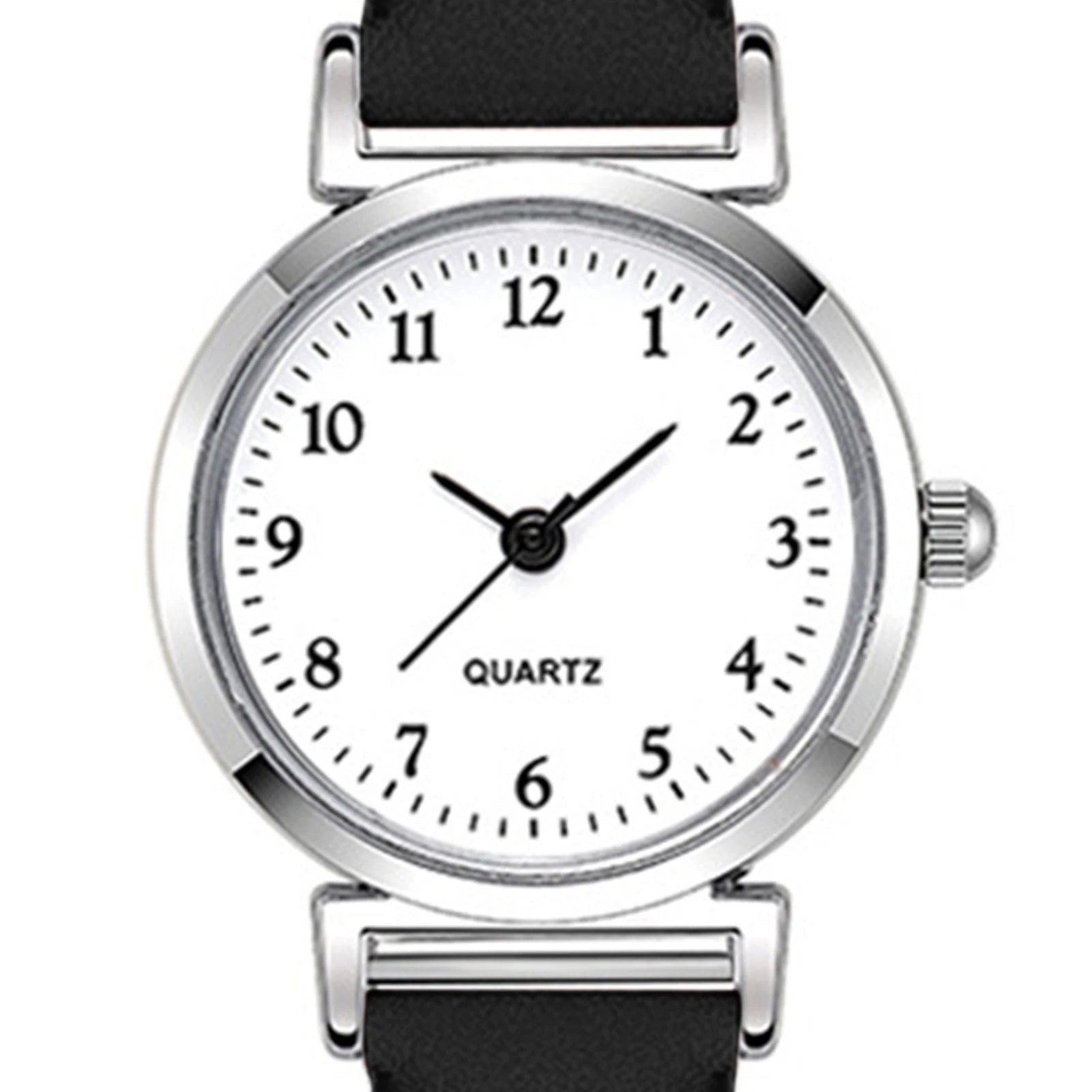 Students Business Quartz Watch Round Dial Shape Easy to Wear Casual Watch for Home Office Working Shopping Peaceful Pleasures Health and Wellness