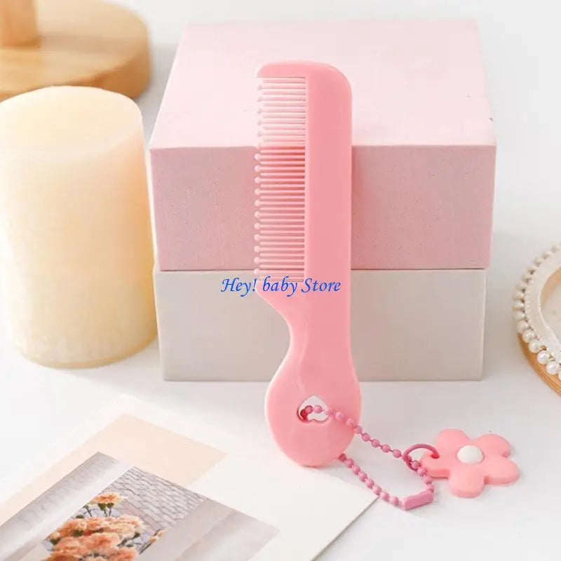 Kids Cartoon Floral Hair Comb – Anti-Static, Baby & Girls