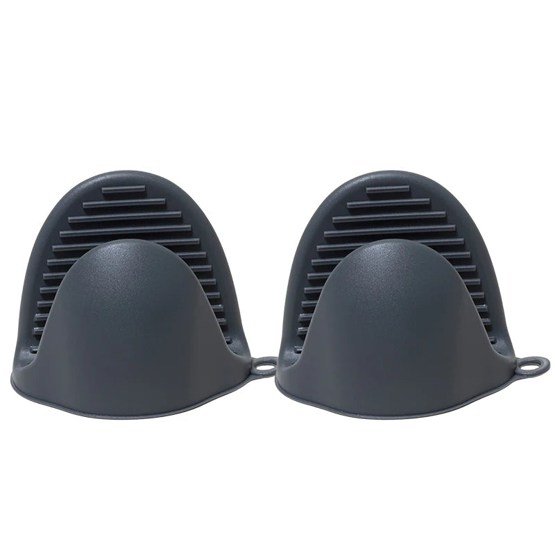 2-Pack Silicone Oven Mitts | Heat-Resistant Mini Pot Holders