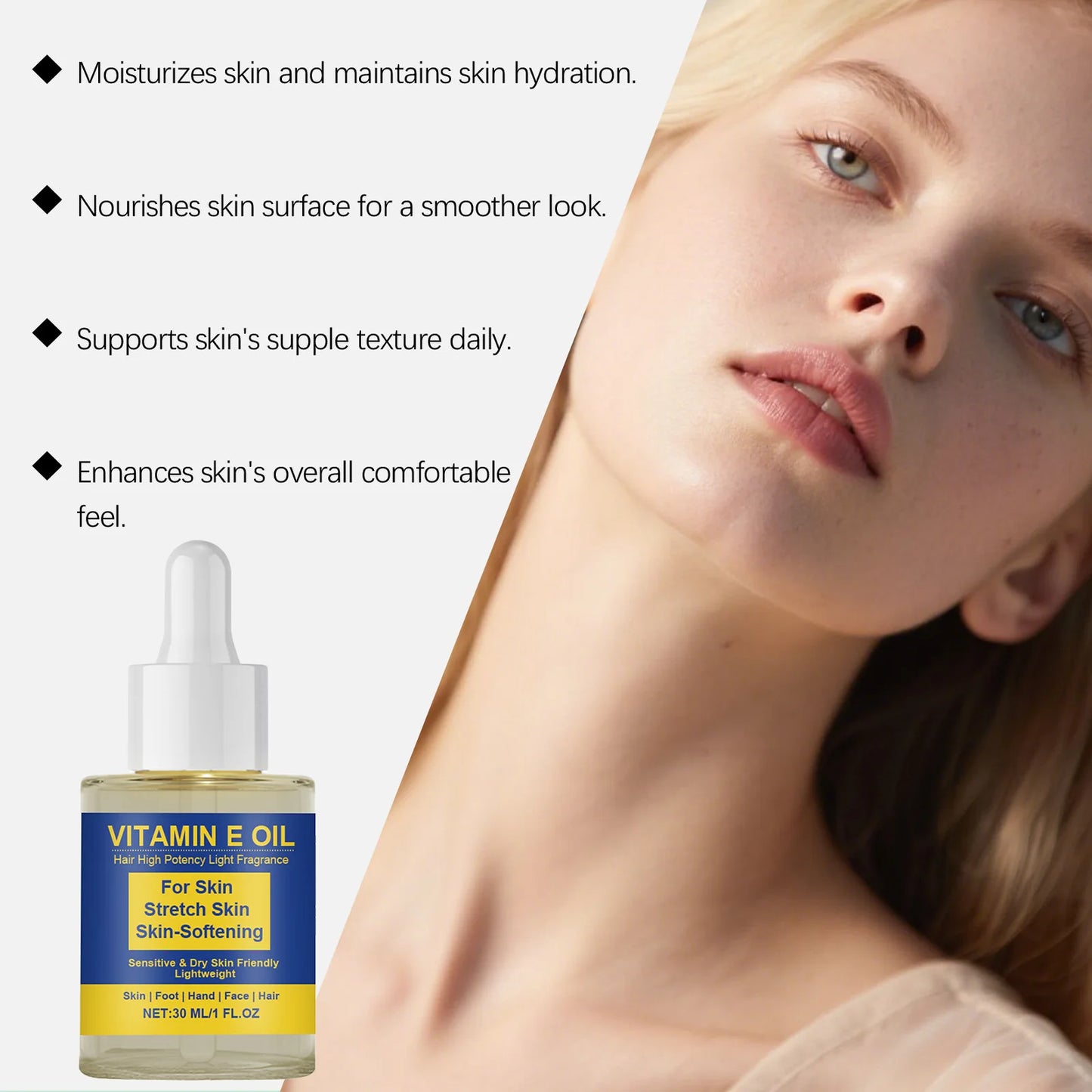 Vitamin E Body Oil for Nourishing Skin and Hair Peaceful Pleasures Health and Wellness