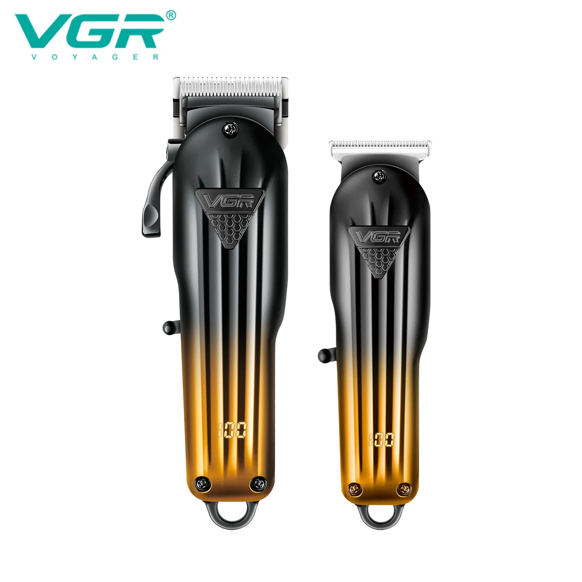 VGR 646 Hair Trimmer Professional USB Hair Clipper Rechargeable Hair Cutting Machine Barber Hair Trimmer Set LED Trimmer for Men Peaceful Pleasures Health and Wellness