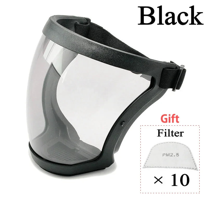 Full Face Shield Anti-Fog Transparent Splash Protector