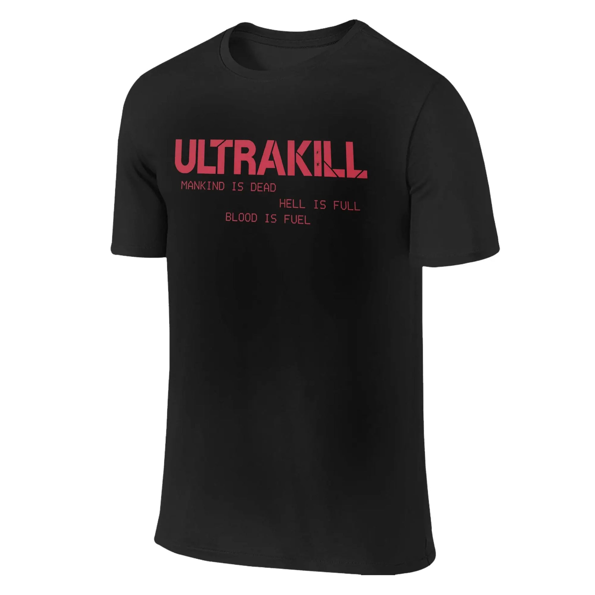 Ultrakill T-Shirt Summer Video Game Aesthetic T Shirts 100% Cotton Fashion Tshirt For Men Short Sleeve Loose Tees Peaceful Pleasures Health and Wellness