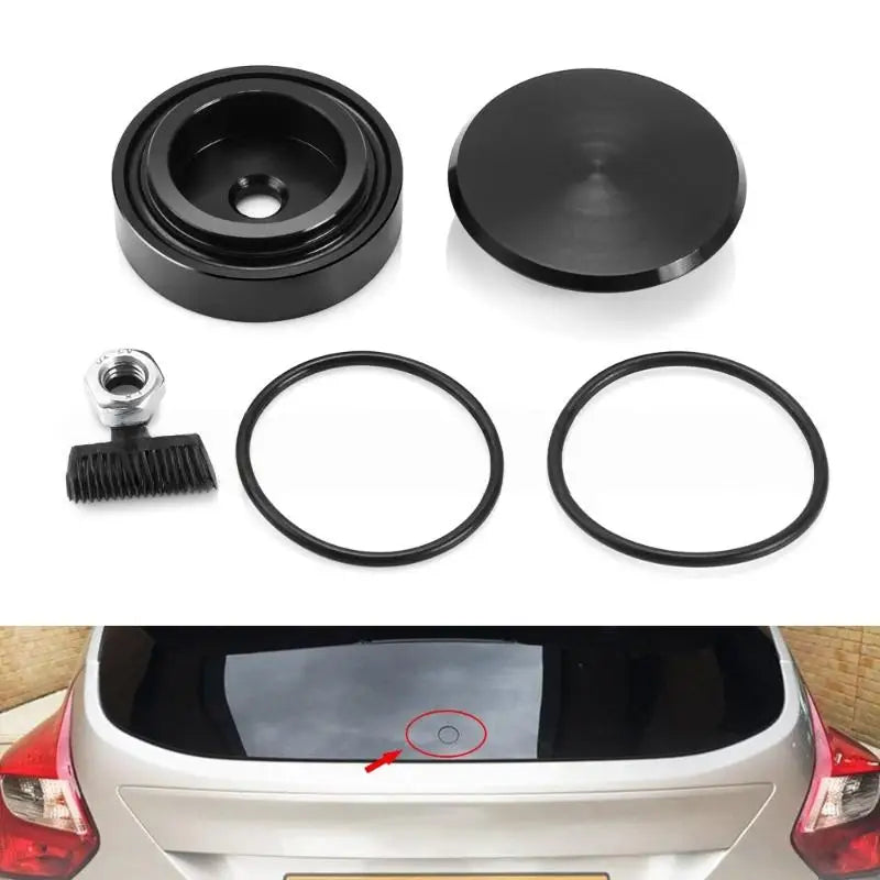 Aluminum Rear Wiper Delete Kit – Universal Plug Cap Cover