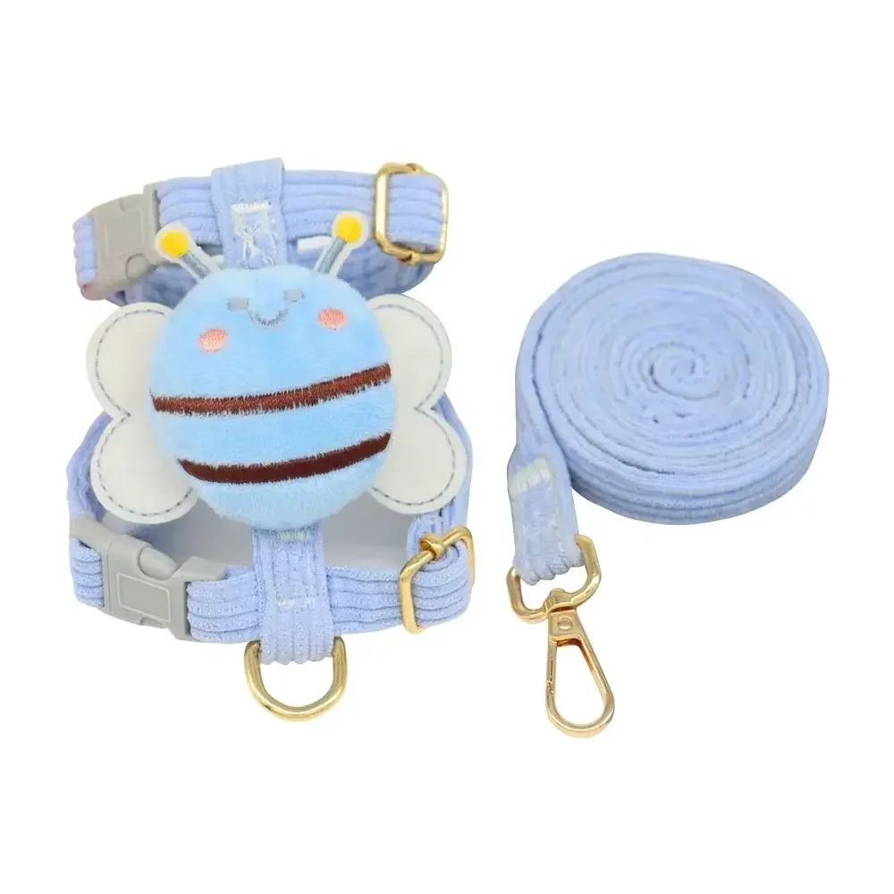 Small Dog & Cat Harness – Adjustable Nylon Chest Strap