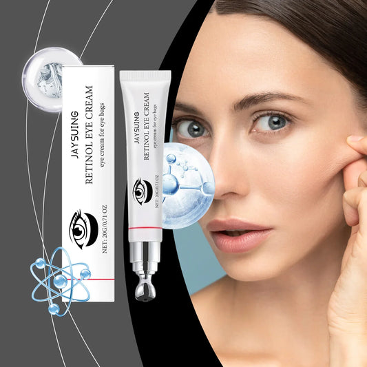 Jaysuing Retinol Roller Eye Cream – Depuff, Firm & Brighten Retinol Eye Cream Oasis Select