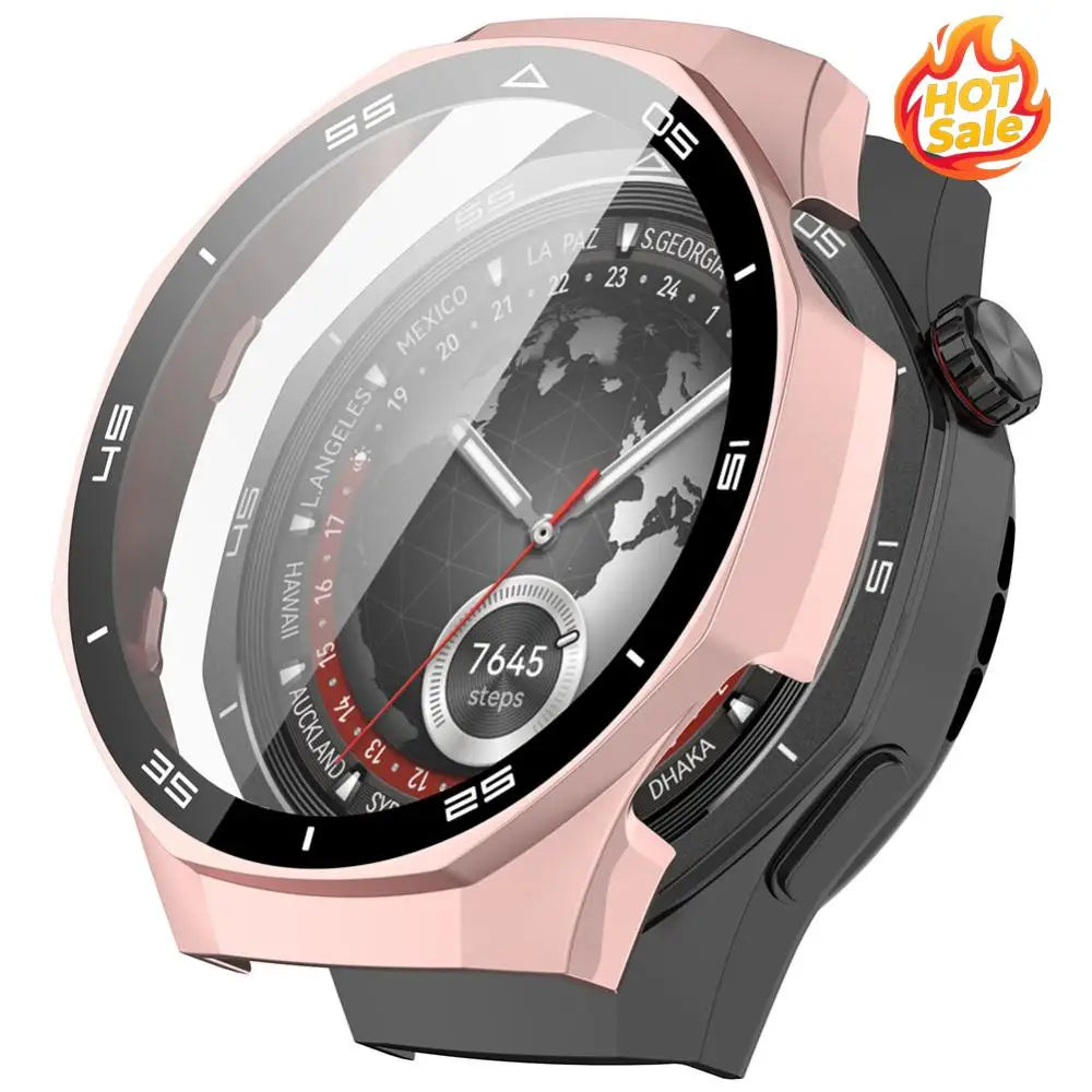 Hard PC + Tempered Glass Case for Huawei Watch GT5 Pro 46mm