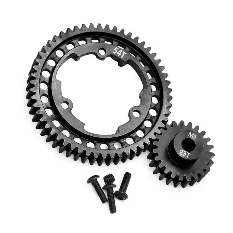RC Car Alloy Upgrade Gear Set | 46T 50T 52T 54T + 23T Pinion