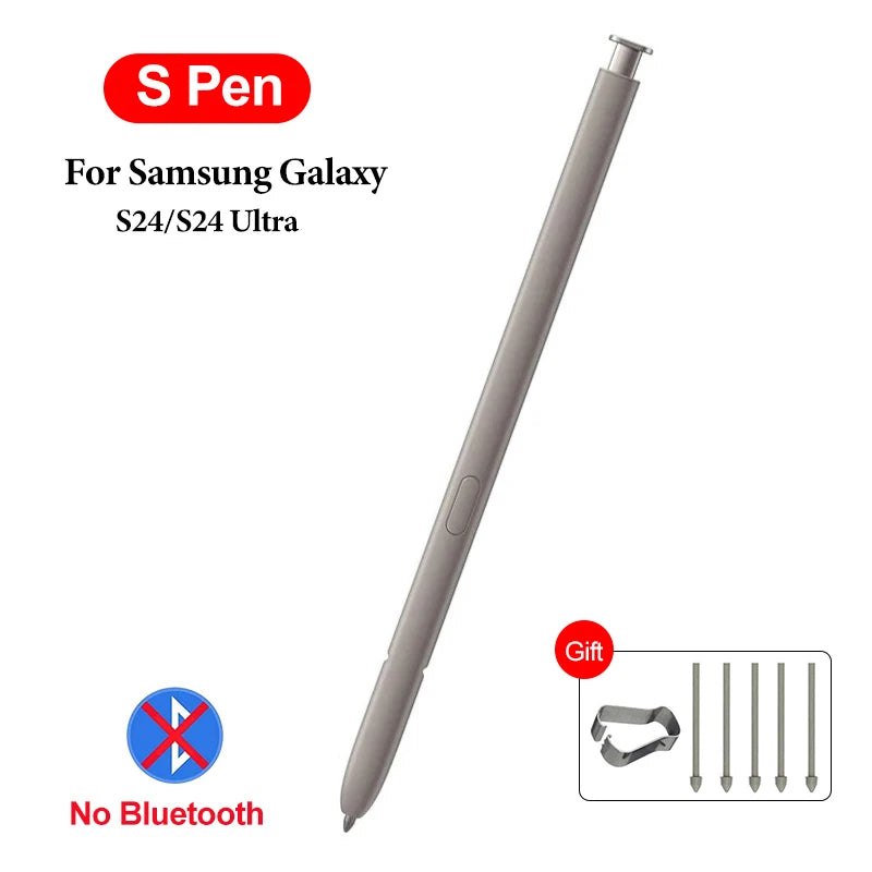 Professional Stylus Pen For Samsung s24ultra s Pen Samsung Touch Pencil Galaxy Pen Stylus For Touch Screen s22 ultra Accessories Peaceful Pleasures Health and Wellness Titanium gray S24U