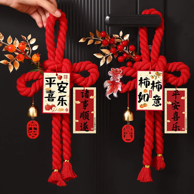 2026 Year of the Horse Chinese Knot Door Hanging | New Year Decor
