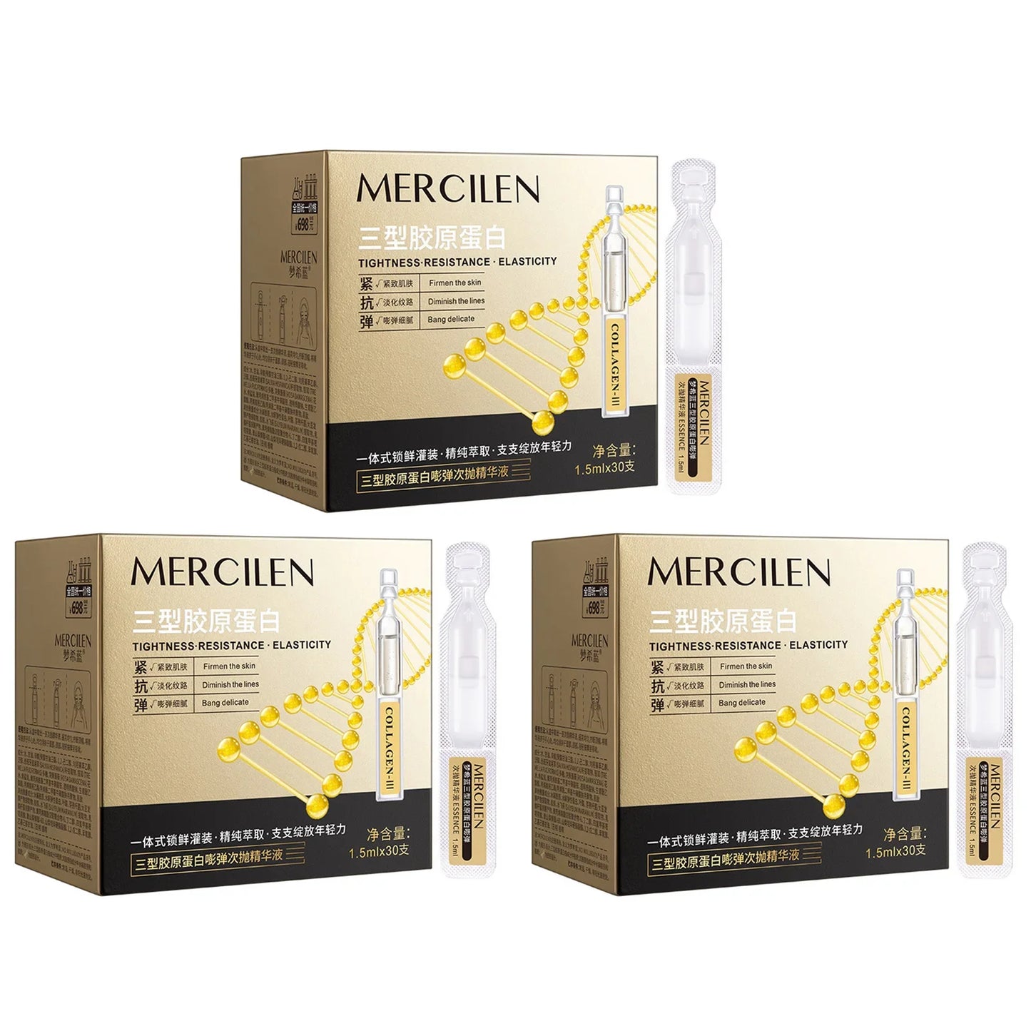 Collagen Firming Face Serum – Brightening & Moisturizing Vials