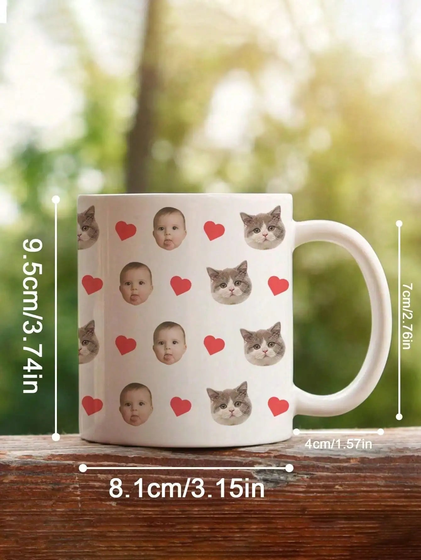 Custom Face Mug Personalized Photo Coffee Mug Personalized Photo Anniversary Mug Graduation Gift Mothers Day Gift Peaceful Pleasures Health and Wellness