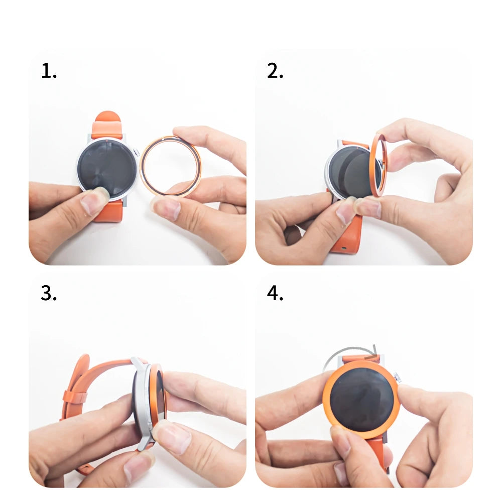 For Nothing CMF Watch Pro 2 Smartwatch Metal Case Bezel Case Flat Model Solid Color Replacement Hard Case Peaceful Pleasures Health and Wellness